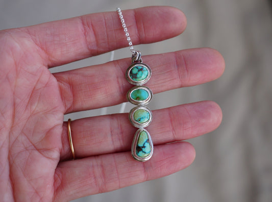 Treasure Mountain Turquoise Bar Necklace