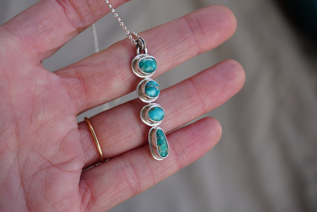 Sonoran Mountain Turquoise Bar Necklace