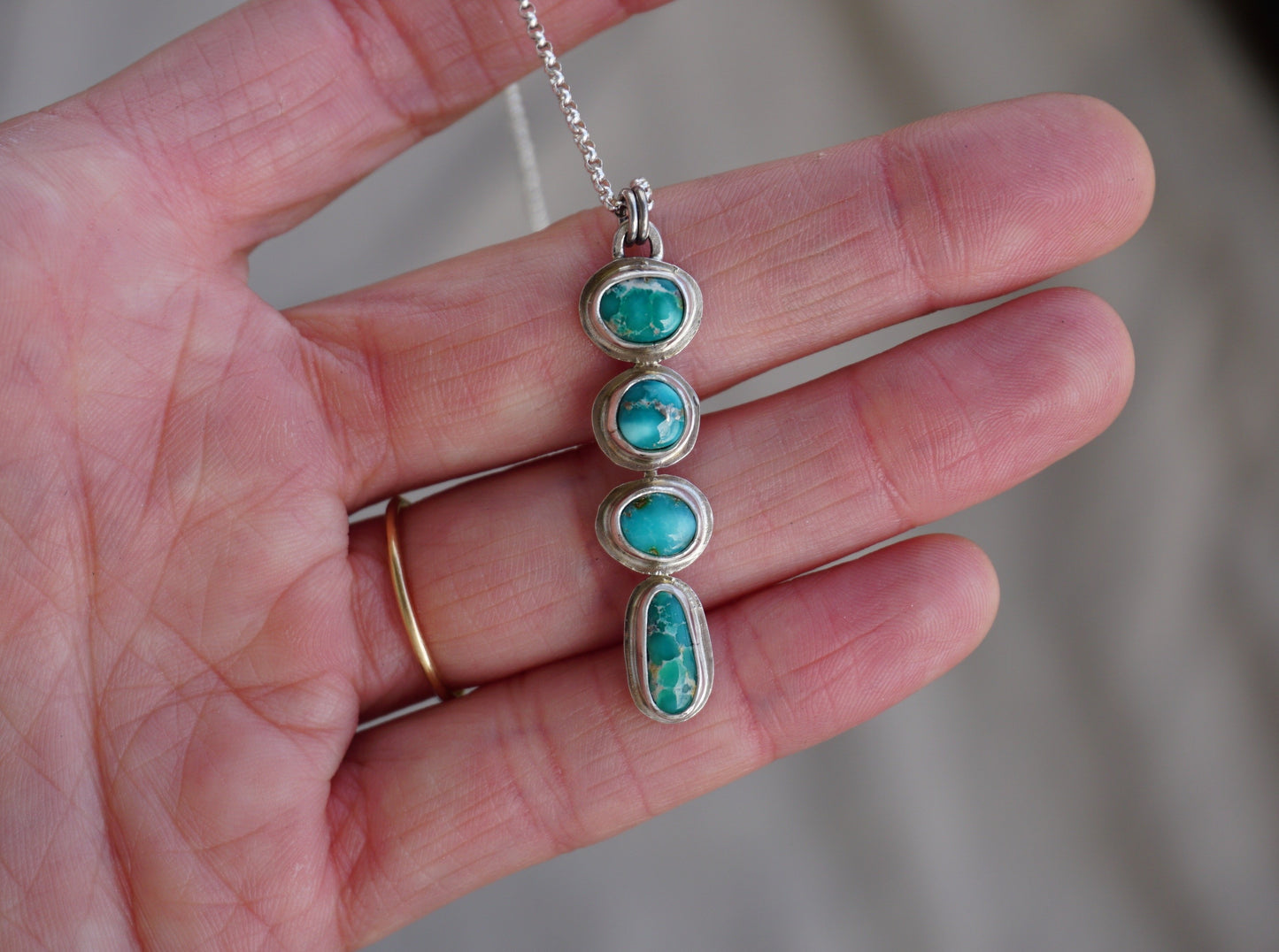 Sonoran Mountain Turquoise Bar Necklace