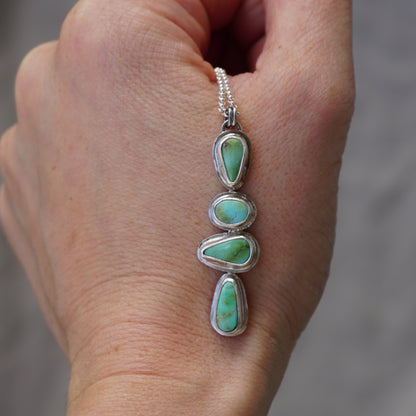 Sonoran Gold Turquoise Bar Necklace