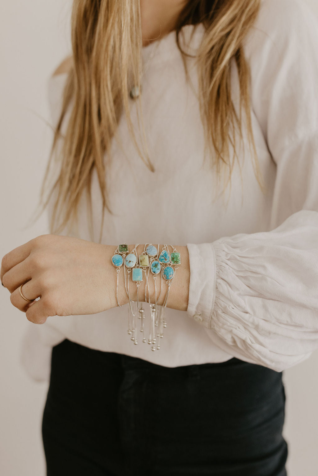 Box Chain Adjustable Bracelet (Golden Hill)