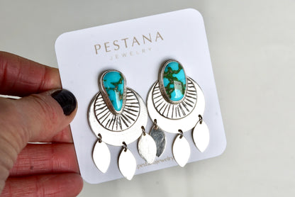 Wanderer Stud Earrings (Turquoise Mountain)