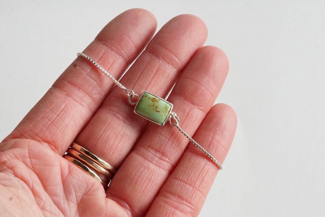 Box Chain Adjustable Bracelet (Sonoran Gold)