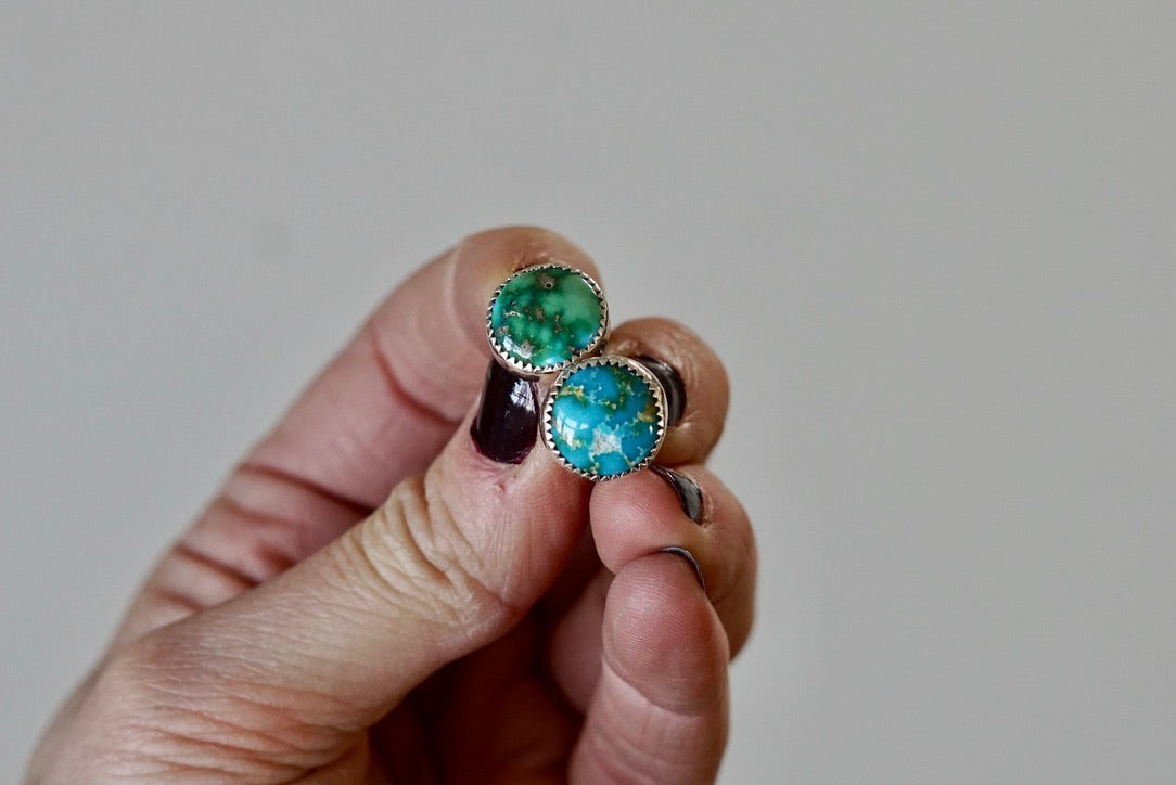 Stud Earrings (Turquoise Mountain)