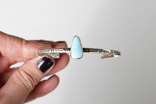 Stamped Cuff Bracelet (Golden Hill)