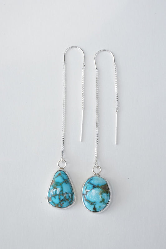 Turquoise Threader Earring (Kingman)