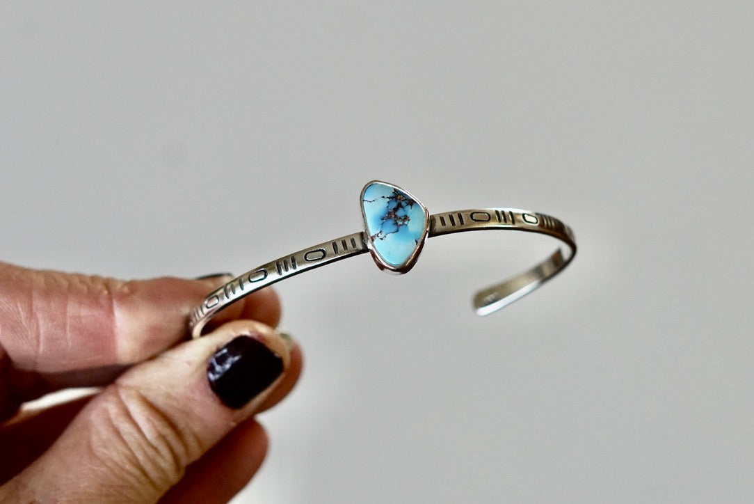 Stamped Cuff Bracelet (Golden Hill)