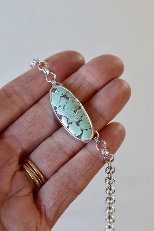 Turquoise Choker Necklace (Yungai)