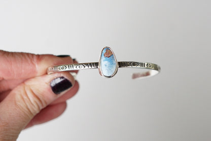 Stamped Cuff Bracelet (Golden Hill)