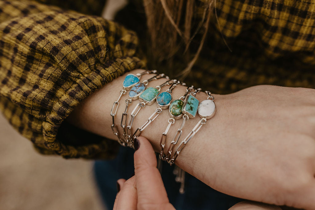 Cable Chain Adjustable Bracelet (Kingman)