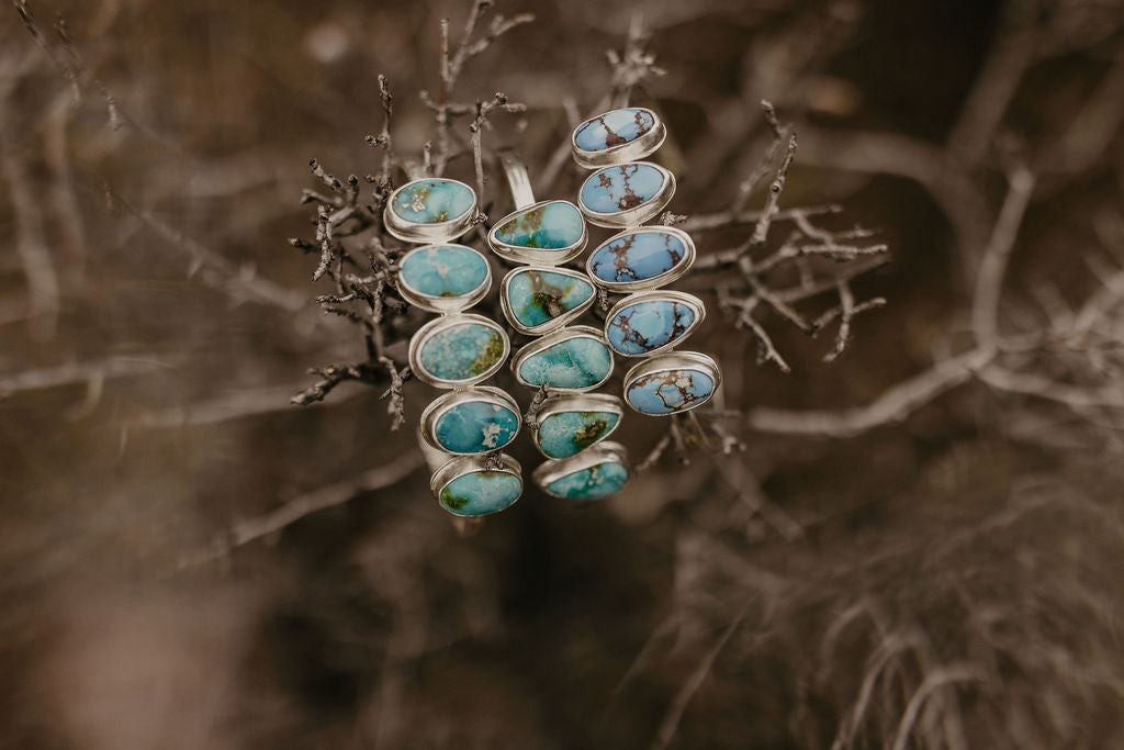Palisade Cuff Bracelet (White Water)