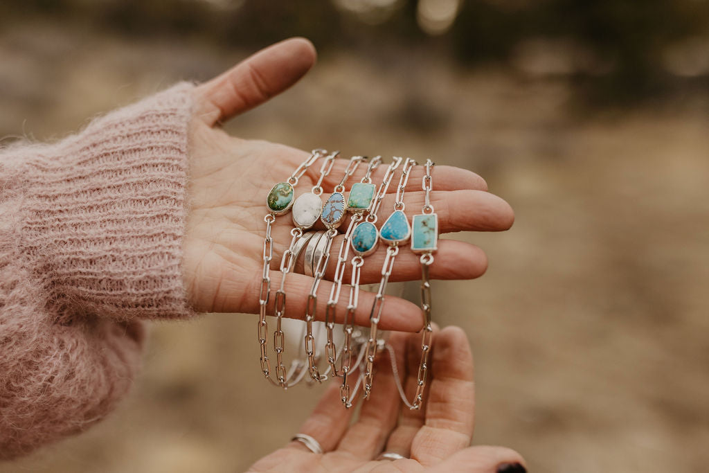 Cable Chain Adjustable Bracelet (Kingman)
