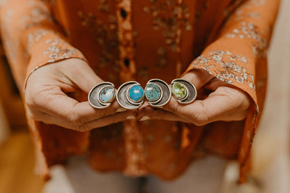 Crescent Moon Ring (size 6)