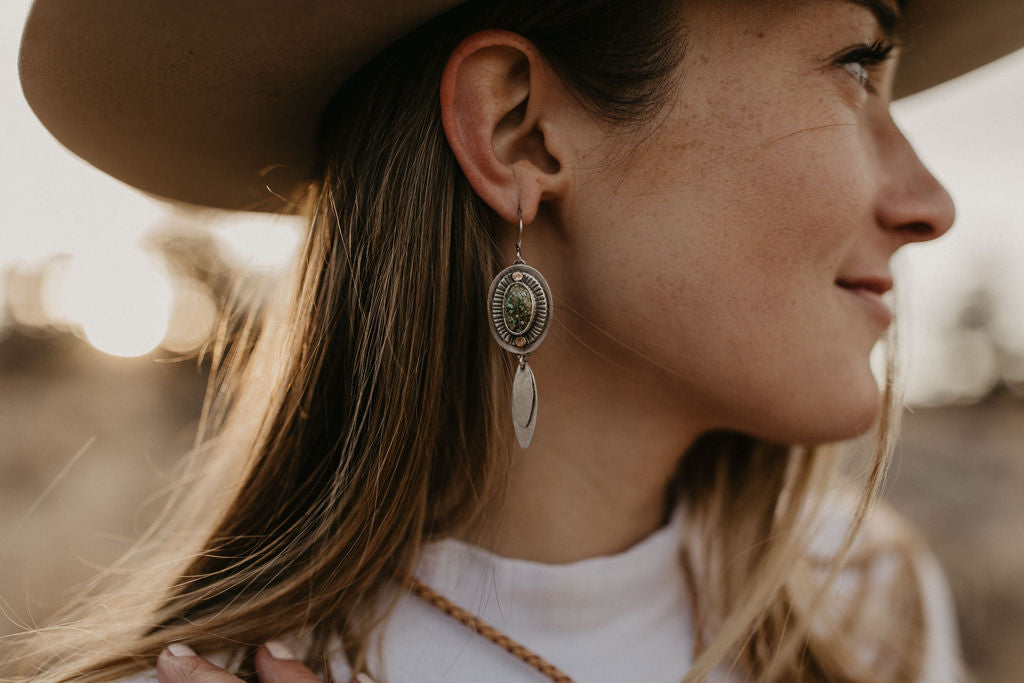 Sundial Earring (Sleeping Beauty)