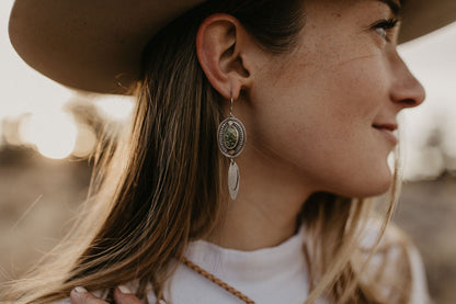 Sundial Earring (Sleeping Beauty)