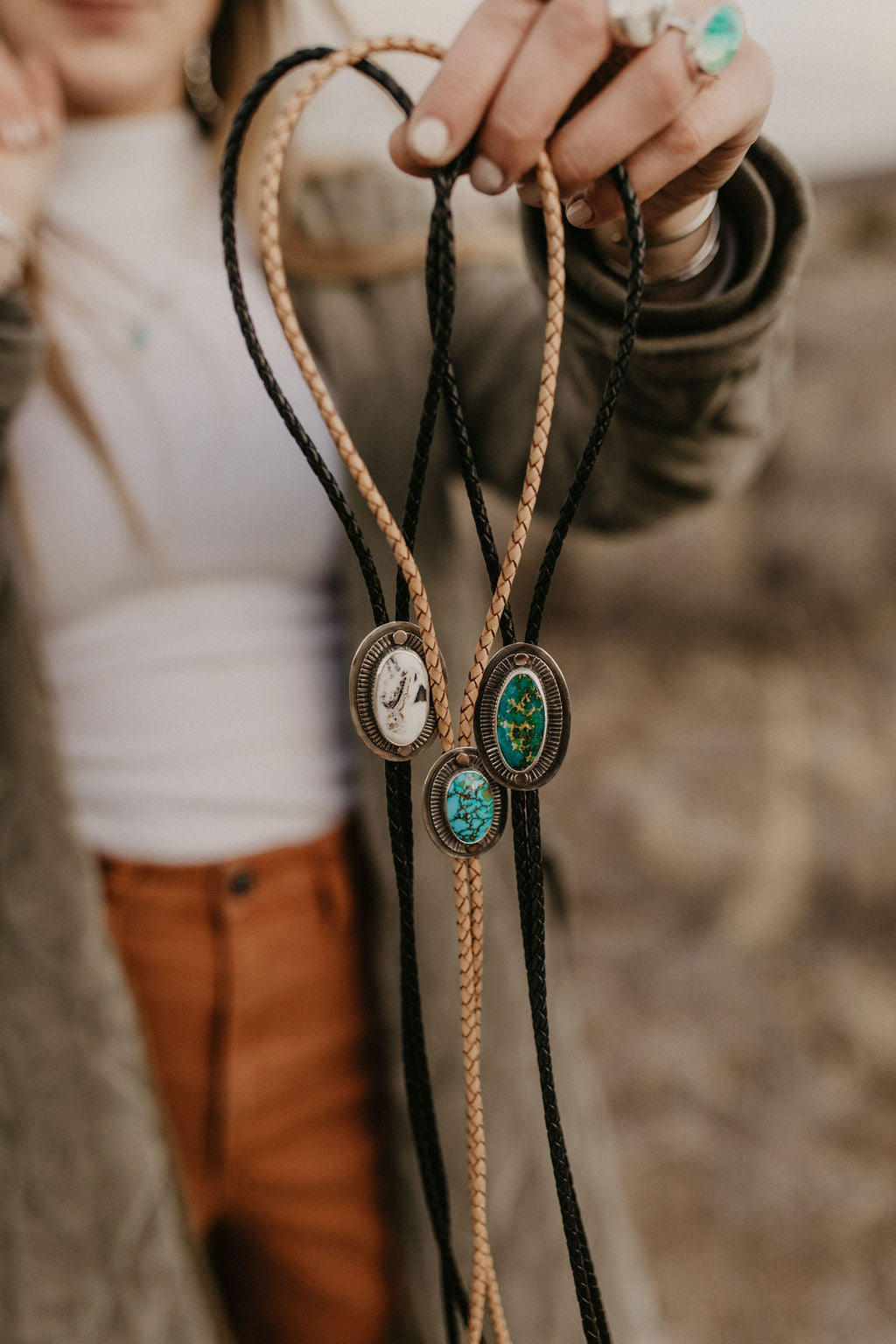 Sundial Bolo Tie (Sonoran Gold)