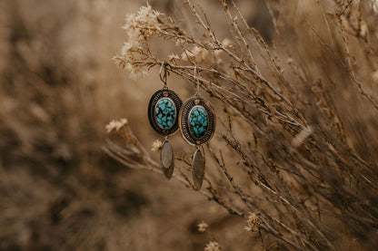 Large Sundial Earring (Kingman)