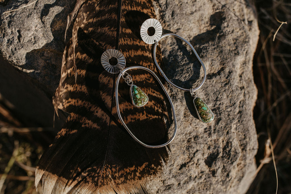 Full Circle Mismatched Earrings (Sonoran Gold)