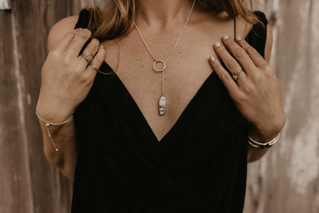 Lariat Necklace (Carico Lake)