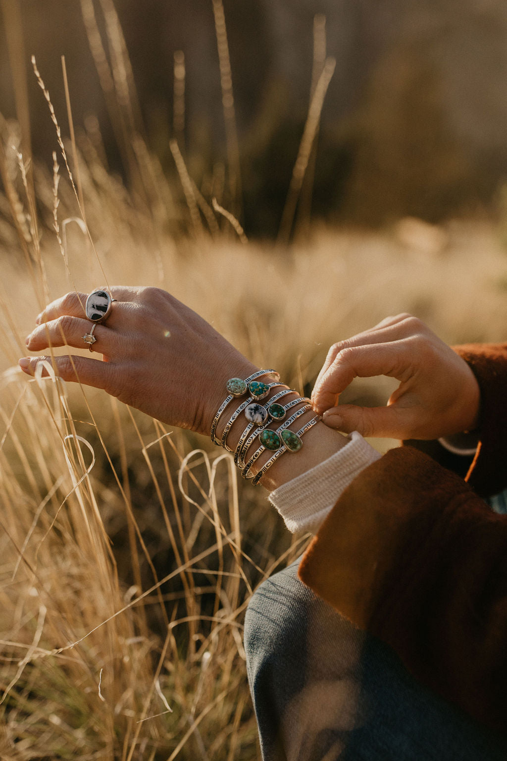 Stamped Cuff (Sonoran Gold)