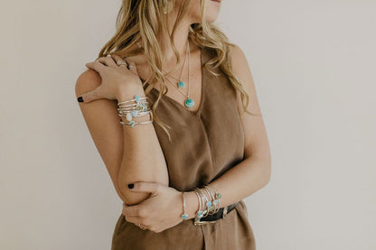 Turquoise Wrap Necklace (Emerald Valley)