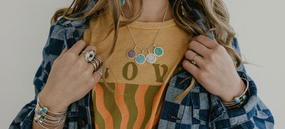 Inlay Pendant (Turquoise)