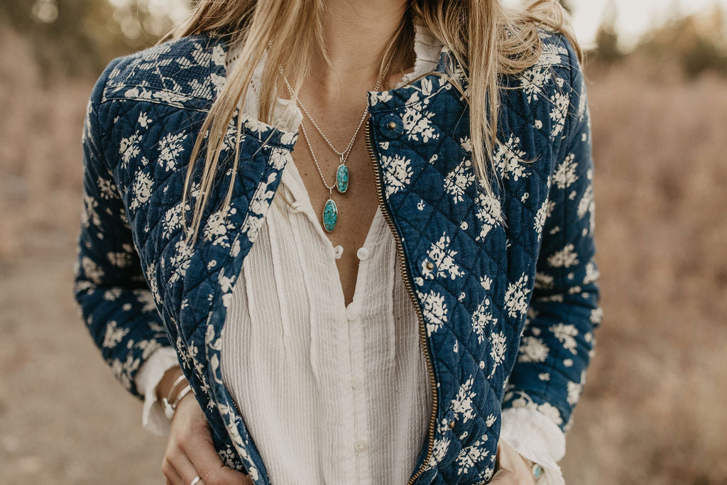Turquoise Wrap Necklace (Kingman)