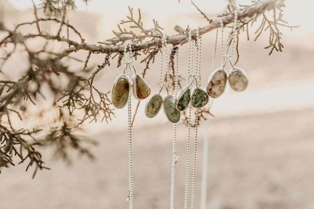 Turquoise Wrap Necklace (Sonoran Gold)