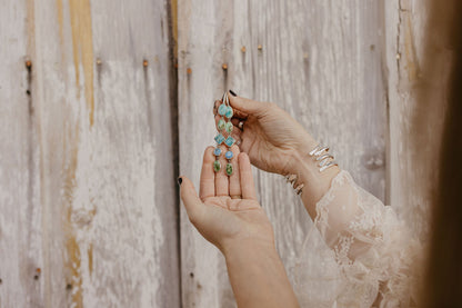 Cascade Statement Earring (Multi Stone)