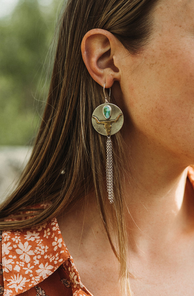 Longhorn Earrings #3